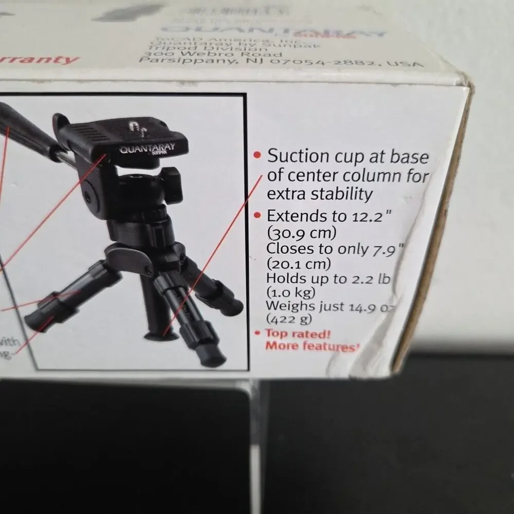 Quantaray by Sunpak QSX MiniPro Plus Tripod